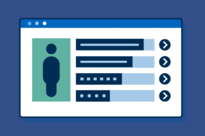 Abstract graphic from Disclosure Scotland depicting a PVG scheme candidate data